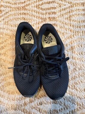 Black Nike sneakers